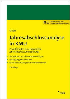 Jahresabschlussanalyse in KMU von Krüger,  Günther,  H.