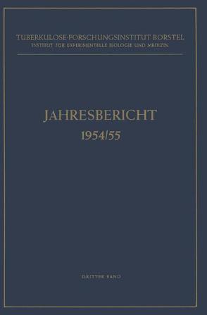 Jahresbericht 1954/55 von Freerksen,  Enno