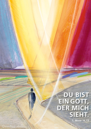 Jahreslosung 2023 – Blickwechsel – Kunstblatt 40 x 60 cm von Krämer,  Dorothee