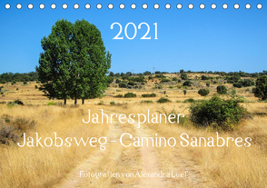 Jahresplaner Jakobsweg – Camino Sanabres (Tischkalender 2021 DIN A5 quer) von Luef,  Alexandra