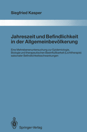 Jahreszeit und Befindlichkeit in der Allgemeinbevölkerung von Kasper,  Siegfried