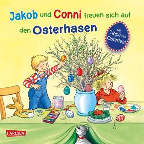 Jakob und Conni freuen sich auf den Osterhasen von Friedl,  Peter, Grimm,  Sandra