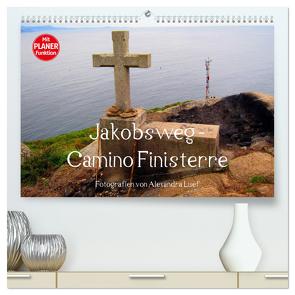 Jakobsweg – Camino Finisterre (hochwertiger Premium Wandkalender 2024 DIN A2 quer), Kunstdruck in Hochglanz von Luef,  Alexandra