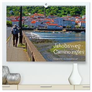 Jakobsweg – Camino Ingles (hochwertiger Premium Wandkalender 2024 DIN A2 quer), Kunstdruck in Hochglanz von Luef,  Alexandra