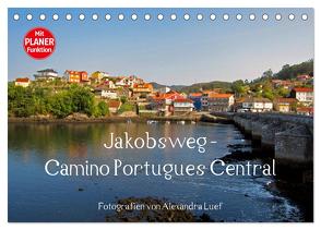 Jakobsweg – Camino Portugues Central (Tischkalender 2024 DIN A5 quer), CALVENDO Monatskalender von Luef,  Alexandra