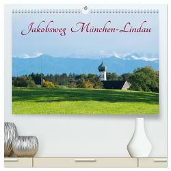 Jakobsweg München-Lindau (hochwertiger Premium Wandkalender 2024 DIN A2 quer), Kunstdruck in Hochglanz von Dörfler,  Andreas