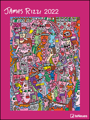 James Rizzi 2022 – Kunst-Kalender – Poster-Kalender – 48×64 von Rizzi,  James