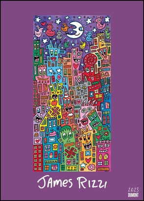 James Rizzi 2023 – Kunst-Kalender – Poster-Kalender – 50×70 von Rizzi,  James