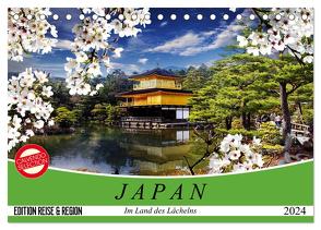 Japan. Im Land des Lächelns (Tischkalender 2024 DIN A5 quer), CALVENDO Monatskalender von Stanzer,  Elisabeth