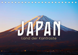 Japan – Land der Kontraste (Tischkalender 2024 DIN A5 quer), CALVENDO Monatskalender von Monkey,  Happy