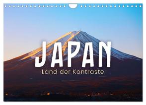 Japan – Land der Kontraste (Wandkalender 2024 DIN A4 quer), CALVENDO Monatskalender von Monkey,  Happy