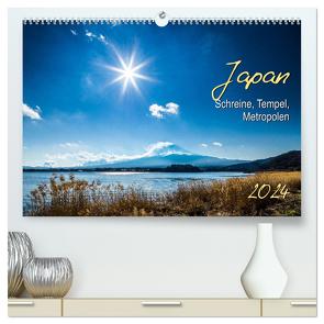 Japan – Schreine, Tempel, Metropolen (hochwertiger Premium Wandkalender 2024 DIN A2 quer), Kunstdruck in Hochglanz von Gerd-Uwe Neukamp,  Dr.