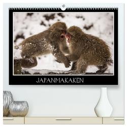 Japanmakaken (hochwertiger Premium Wandkalender 2024 DIN A2 quer), Kunstdruck in Hochglanz von Schwarz Fotografie,  Thomas