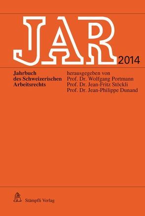 JAR 2014 von Dunand,  Jean-Philippe, Portmann,  Wolfgang