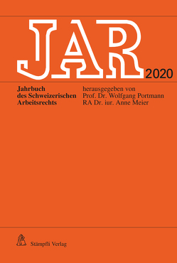 JAR 2020 von Meier,  Anne, Portmann,  Wolfgang