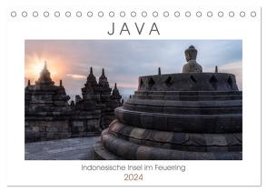 Java, Indonesische Insel im Feuerring (Tischkalender 2024 DIN A5 quer), CALVENDO Monatskalender von Kruse,  Joana