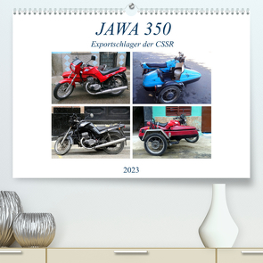 JAWA 350 – Exportschlager der CSSR (Premium, hochwertiger DIN A2 Wandkalender 2023, Kunstdruck in Hochglanz) von von Loewis of Menar,  Henning