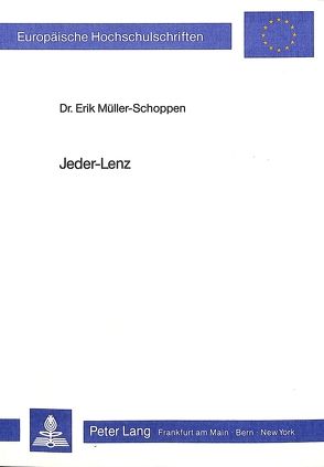 Jeder-Lenz von Müller Schoppen,  Erik