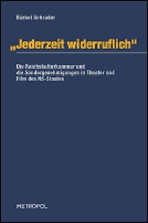 „Jederzeit widerruflich“ von Schrader,  Bärbel