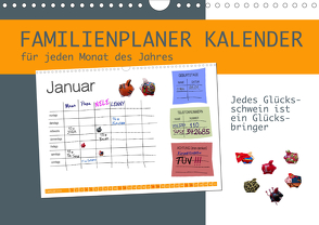 Jedes Glücksschwein ist ein Glücksbringer – Familienplaner (Wandkalender 2020 DIN A4 quer) von Piepenbrinck/steckandose.com,  DMR/Love