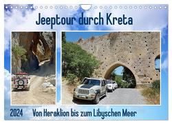 Jeeptour durch Kreta. Von Heraklion bis zum Libyschen Meer. (Wandkalender 2024 DIN A4 quer), CALVENDO Monatskalender von Kleemann,  Claudia