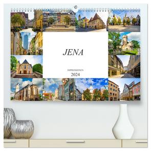 Jena Impressionen (hochwertiger Premium Wandkalender 2024 DIN A2 quer), Kunstdruck in Hochglanz von Meutzner,  Dirk