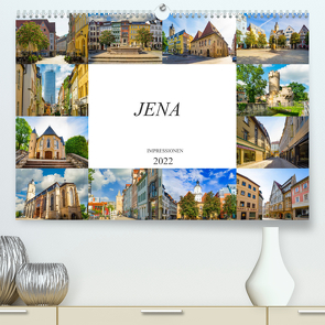 Jena Impressionen (Premium, hochwertiger DIN A2 Wandkalender 2022, Kunstdruck in Hochglanz) von Meutzner,  Dirk