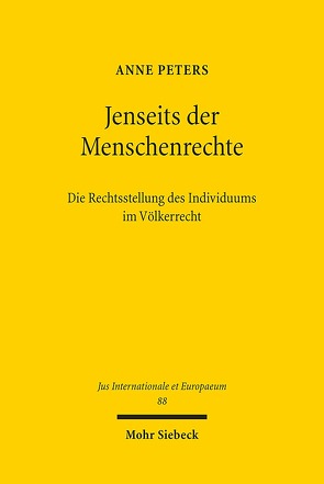 Jenseits der Menschenrechte von Peters,  Anne