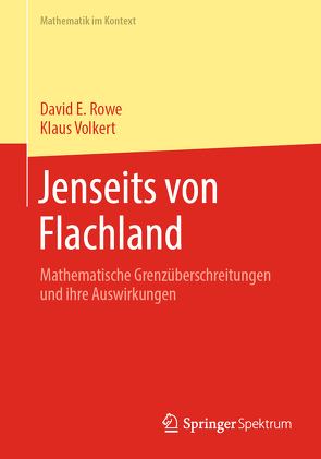 Jenseits von Flachland von Rowe,  David E, Volkert,  Klaus