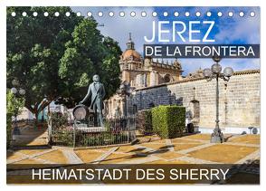 Jerez de la Frontera – Heimatstadt des Sherry (Tischkalender 2024 DIN A5 quer), CALVENDO Monatskalender von Thoermer,  Val