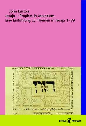 Jesaja – Prophet in Jerusalem von Barton,  John, Bultmann,  Christoph