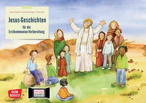 Jesus-Geschichten für die Erstkommunion-Vorbereitung. Kamishibai Bildkartenset von Friedrich SDB,  Alfons, Hirschberger,  Anja, Lefin,  Petra, Mayer-Skumanz,  Lene