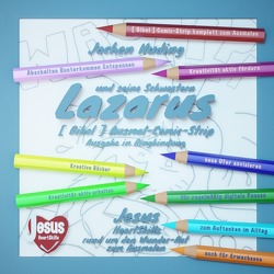 Jesus HeartSkills / [ Bibel ] Ausmal-Comic-Strip Lazarus und seine Schwestern Ausgabe Ringbindung von Nuding,  Jochen