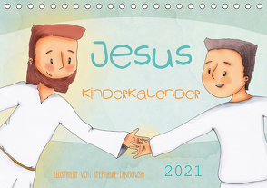 Jesus Kinderkalender (Tischkalender 2021 DIN A5 quer) von Langowski,  Stephanie