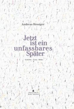 Jetzt ist ein unfassbares Später von Rössiger,  Andreas