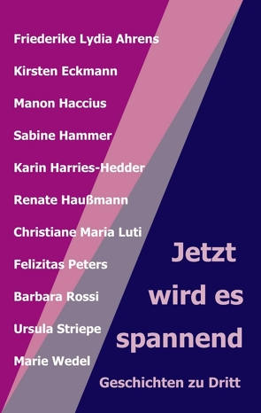 Jetzt wird es spannend von Ahrens,  Friederike Lydia, Eckmann,  Kirsten, Haccius,  Manon, Hammer,  Sabine, Harries-Hedder,  Karin, Haußmann (Hg),  Renate, Haußmann,  Renate, Maria Luti,  Christiane, Peters,  Felizitas, Rossi,  Barbara, Striepe,  Ursula, Wedel,  Marie