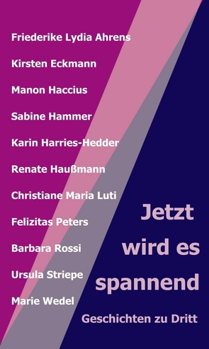 Jetzt wird es spannend von Ahrens,  Friederike Lydia, Eckmann,  Kirsten, Haccius,  Manon, Hammer,  Sabine, Harries-Hedder,  Karin, Haußmann (Hg),  Renate, Haußmann,  Renate, Maria Luti,  Christiane, Peters,  Felizitas, Rossi,  Barbara, Striepe,  Ursula, Wedel,  Marie