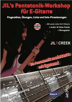 Jil’s Pentatonik Workshop für E-Gitarre – mit CD+ (Audio/Video) von Creek,  Jil Y., Tunesday Musikverlag