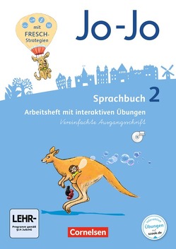 Jo-Jo Sprachbuch – Allgemeine Ausgabe 2016 – 2. Schuljahr von Brunold,  Frido, Meeh,  Sandra, Naumann-Harms,  Henriette, Stanzel,  Rita