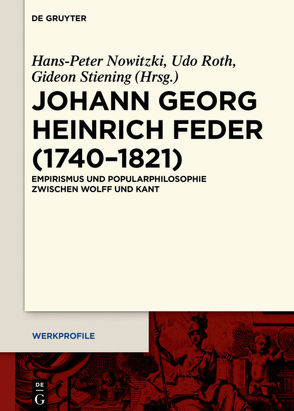 Johann Georg Heinrich Feder (1740–1821) von Nowitzki,  Hans-Peter, Roth,  Udo, Stiening,  Gideon