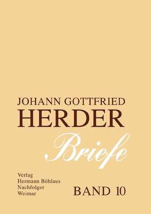 Johann Gottfried Herder. Briefe. von Arnold,  Günter