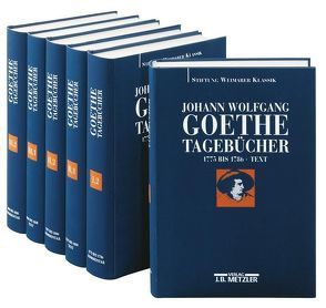 Johann Wolfgang Goethe: Tagebücher von Albrecht,  Wolfgang, Döhler,  Andreas, Glaser,  Margrit, Korngiebel,  Johannes, Ludwig,  Ariane, Mangold,  Sebastian, Zehm,  Edith