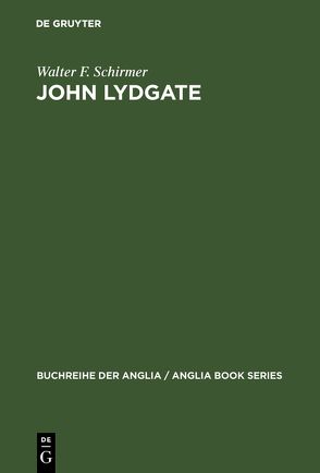 John Lydgate von Schirmer,  Walter F.