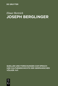 Joseph Berglinger von Hertrich,  Elmar