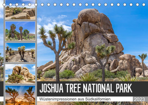 JOSHUA TREE NATIONAL PARK Wüstenimpressionen aus Südkalifornien (Tischkalender 2023 DIN A5 quer) von Viola,  Melanie