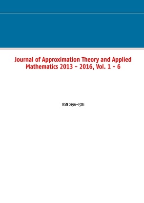 Journal of Approximation Theory and Applied Mathematics 2013 – 2016, Vol. 1 – 6 von Rasguljajew,  M.