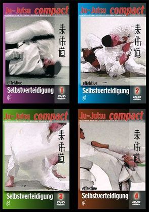 Ju-Jutsu COMPACT. Effektive Selbstverteidigung. Selbstverteidigungstechniken…. / Ju-Jutsu COMPACT. Effektive Selbstverteidigung. Selbstverteidigungstechniken auf DVD. Komplett-Band (1-4) inklusive Begleitheft von Dendl,  Peter, Enders,  Gerd, Ihra,  Rainer, Schörner,  Josef