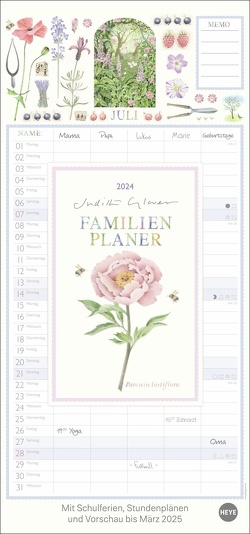 Judith Glover: Familienplaner 2024 von Judith Glover