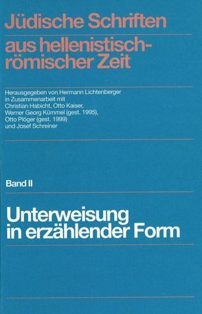 Jüdische Schriften aus hellenistisch-römischer Zeit, Bd 2: Unterweisung… / Jüdische Schriften aus hellenistisch-römischer Zeit, Band II – Buchdecke