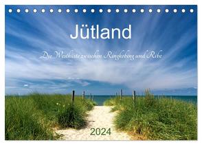 Jütland. Die Westküste zwischen Ringkøbing und Ribe (Tischkalender 2024 DIN A5 quer), CALVENDO Monatskalender von Kolfenbach,  Klaus